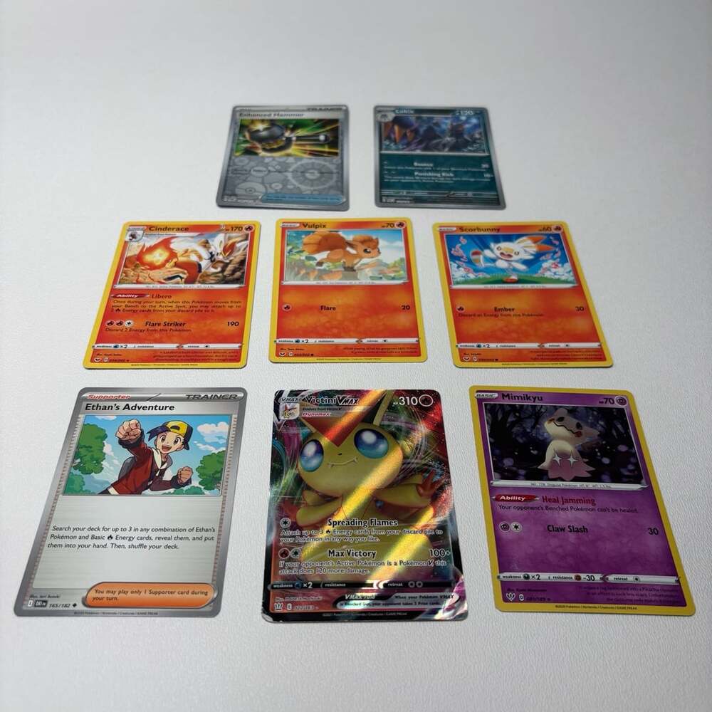 Pokemon TCG Victini VMAX Lot of 8 Cards